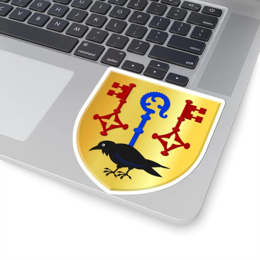 Houthulst wapen (Belgium) (Coat of Arms) STICKER Vinyl Kiss-Cut Decal - The Sticker Space