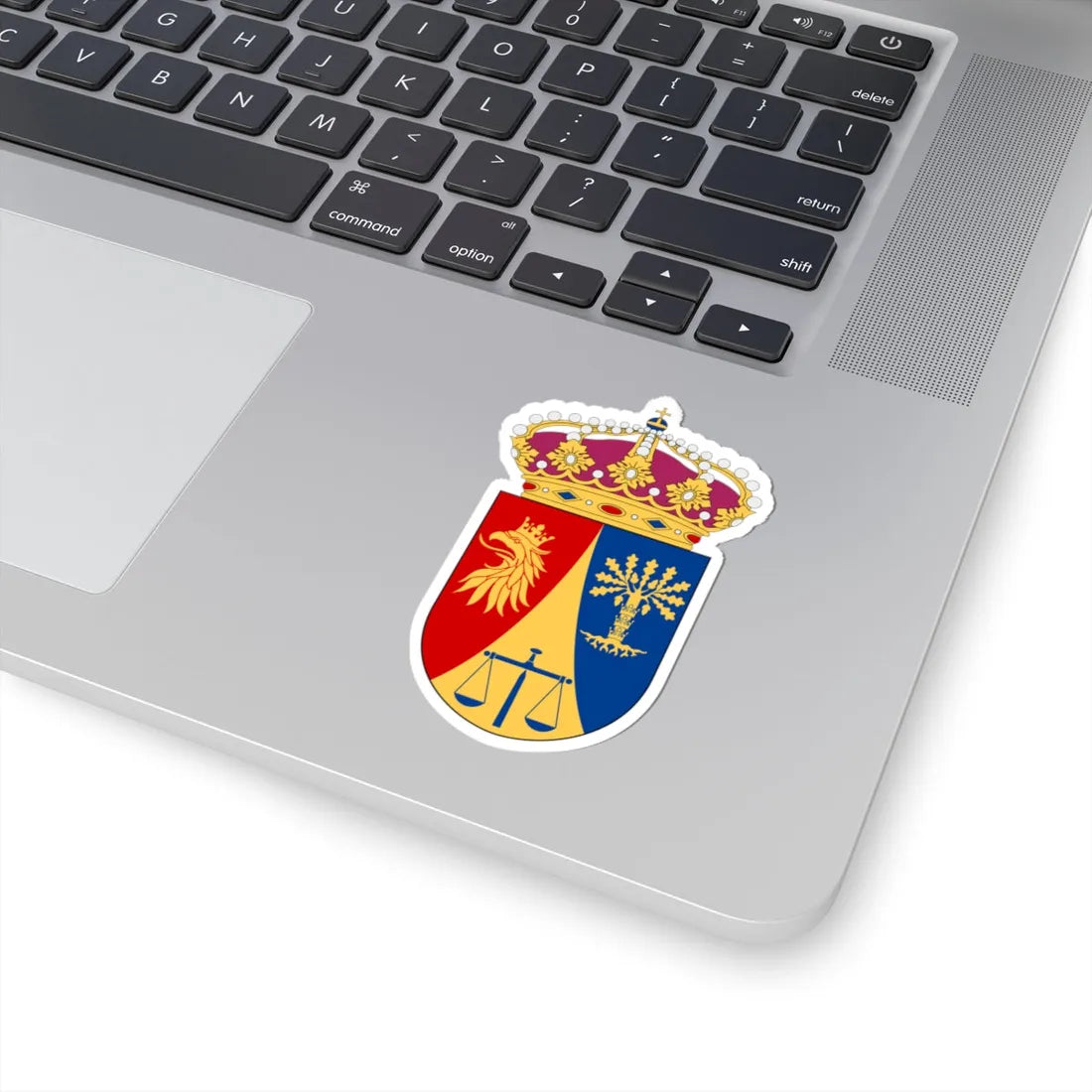 Hovrätten över Skåne och Blekinge vapen (Sweden) (Coat of Arms) STICKER Vinyl Kiss-Cut Decal - The Sticker Space