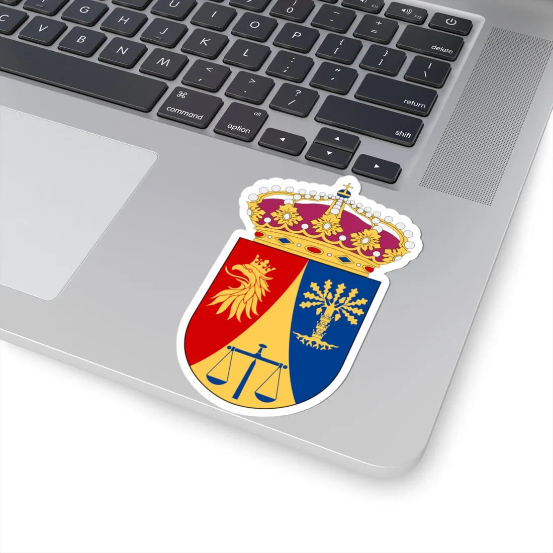 Hovrätten över Skåne och Blekinge vapen (Sweden) (Coat of Arms) STICKER Vinyl Kiss-Cut Decal - The Sticker Space