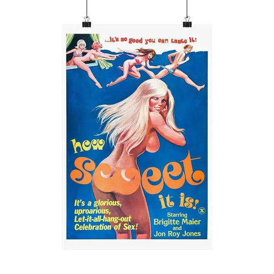 HOW SWEET IT IS! 1968 - Paper Movie Poster 12″ x 18″ Matte - The Sticker Space