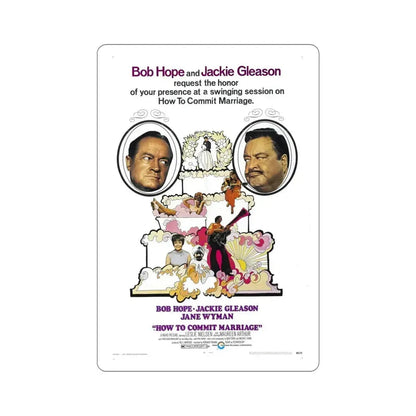 How to Commit Marriage 1969 Movie Poster STICKER Vinyl Die-Cut Decal 6 Inch - The Sticker Space