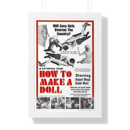 HOW TO MAKE A DOLL 1968 - Framed Movie Poster-16″ x 24″-The Sticker Space