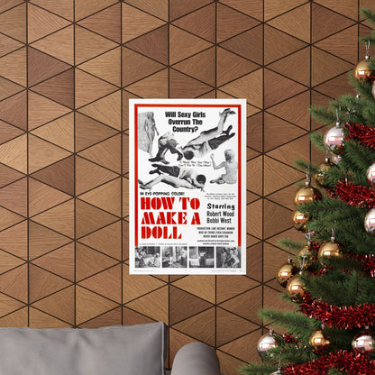 HOW TO MAKE A DOLL 1968 - Paper Movie Poster-The Sticker Space