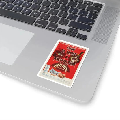 HOW TO MAKE A MONSTER 1958 Movie Poster - STICKER Vinyl Kiss-Cut Decal - The Sticker Space