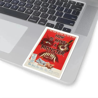HOW TO MAKE A MONSTER 1958 Movie Poster - STICKER Vinyl Kiss-Cut Decal - The Sticker Space