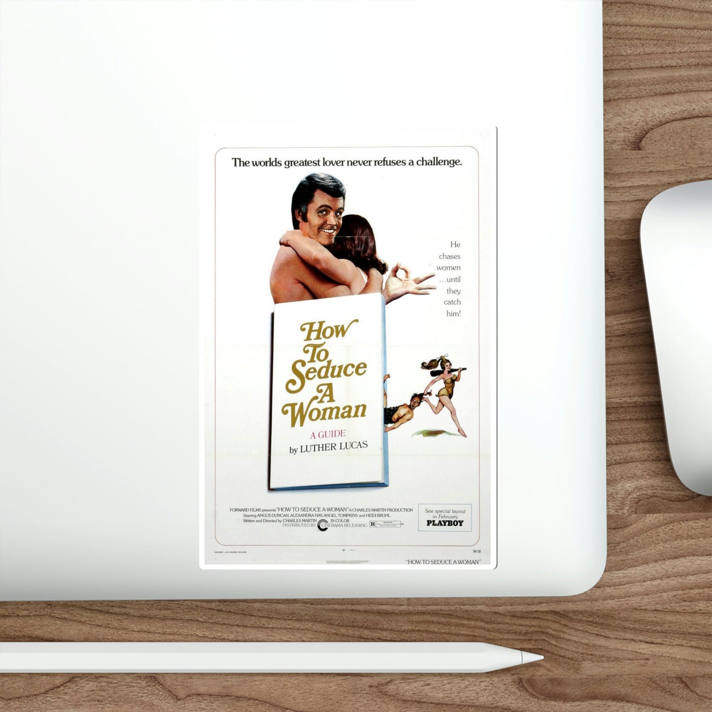 How to Seduce a Woman 1974 Movie Poster STICKER Vinyl Die-Cut Decal-The Sticker Space