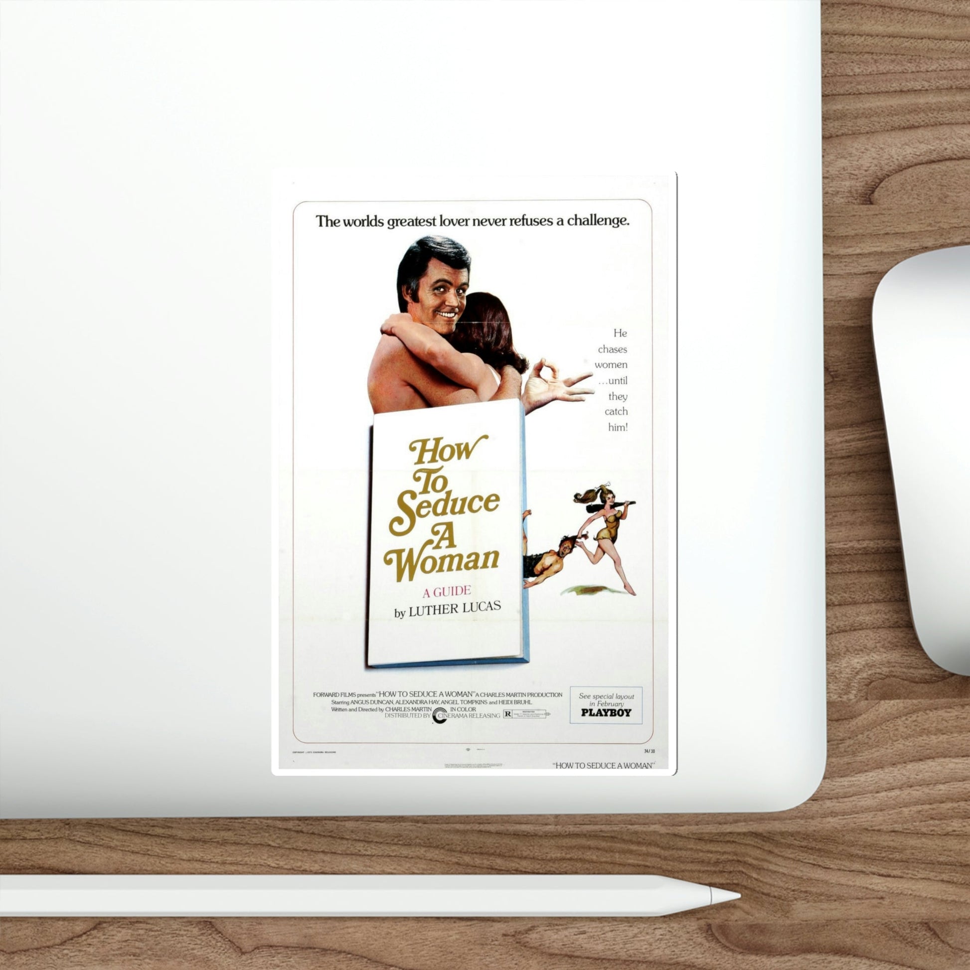 How to Seduce a Woman 1974 Movie Poster STICKER Vinyl Die-Cut Decal-The Sticker Space