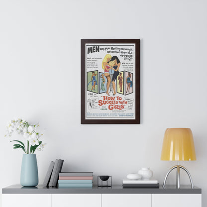 HOW TO SUCCEED WITH GIRLS 1964 - Framed Movie Poster-The Sticker Space