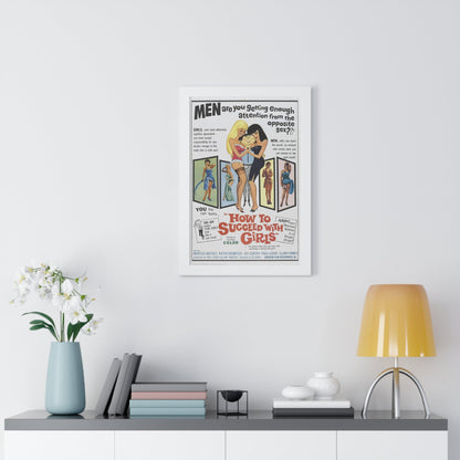 HOW TO SUCCEED WITH GIRLS 1964 - Framed Movie Poster-The Sticker Space