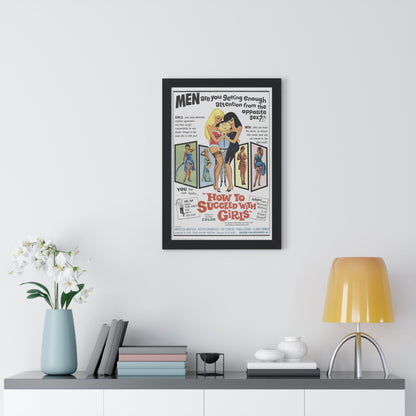 HOW TO SUCCEED WITH GIRLS 1964 - Framed Movie Poster-The Sticker Space