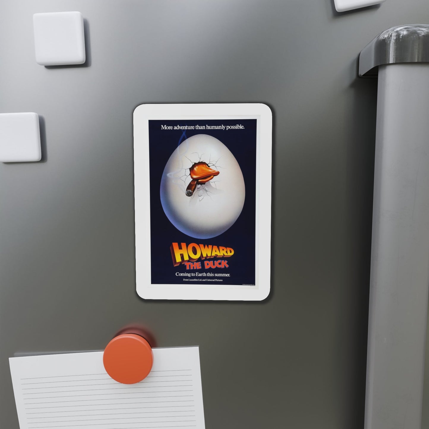 Howard the Duck 1986 Movie Poster Die-Cut Magnet-The Sticker Space