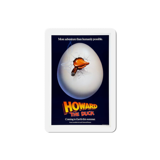 Howard the Duck 1986 Movie Poster Die-Cut Magnet-2" x 2"-The Sticker Space