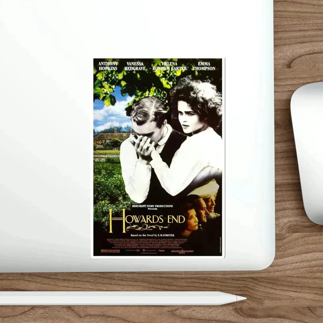 Howards End 1992 Movie Poster STICKER Vinyl Die-Cut Decal - The Sticker Space