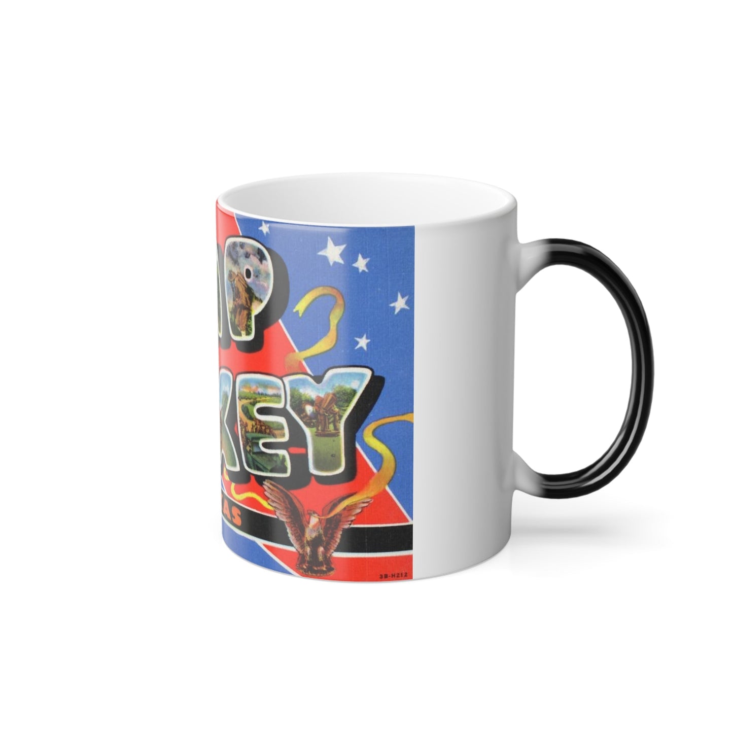 Howdy from Camp Maxey Texas (Greeting Postcards) Color Changing Mug 11oz-11oz-The Sticker Space