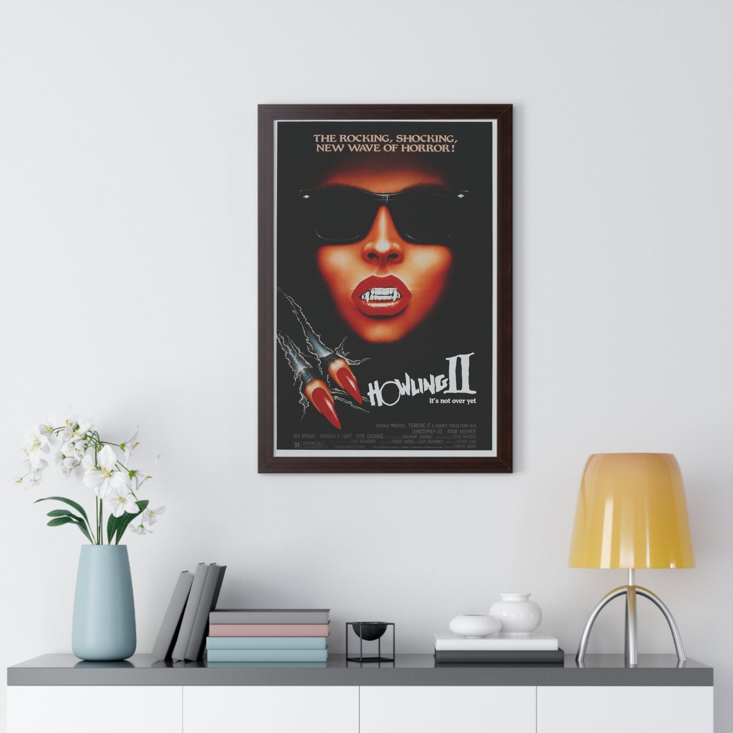 HOWLING II 1985 - Framed Movie Poster-The Sticker Space