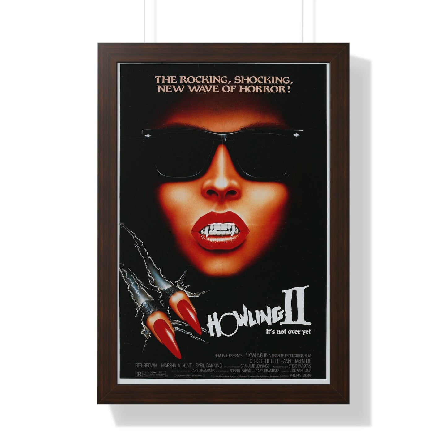 HOWLING II 1985 - Framed Movie Poster-16″ x 24″-The Sticker Space