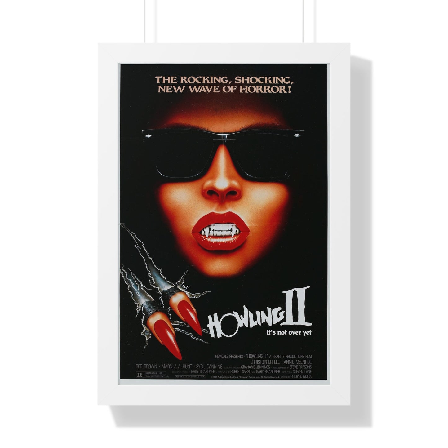 HOWLING II 1985 - Framed Movie Poster-16″ x 24″-The Sticker Space