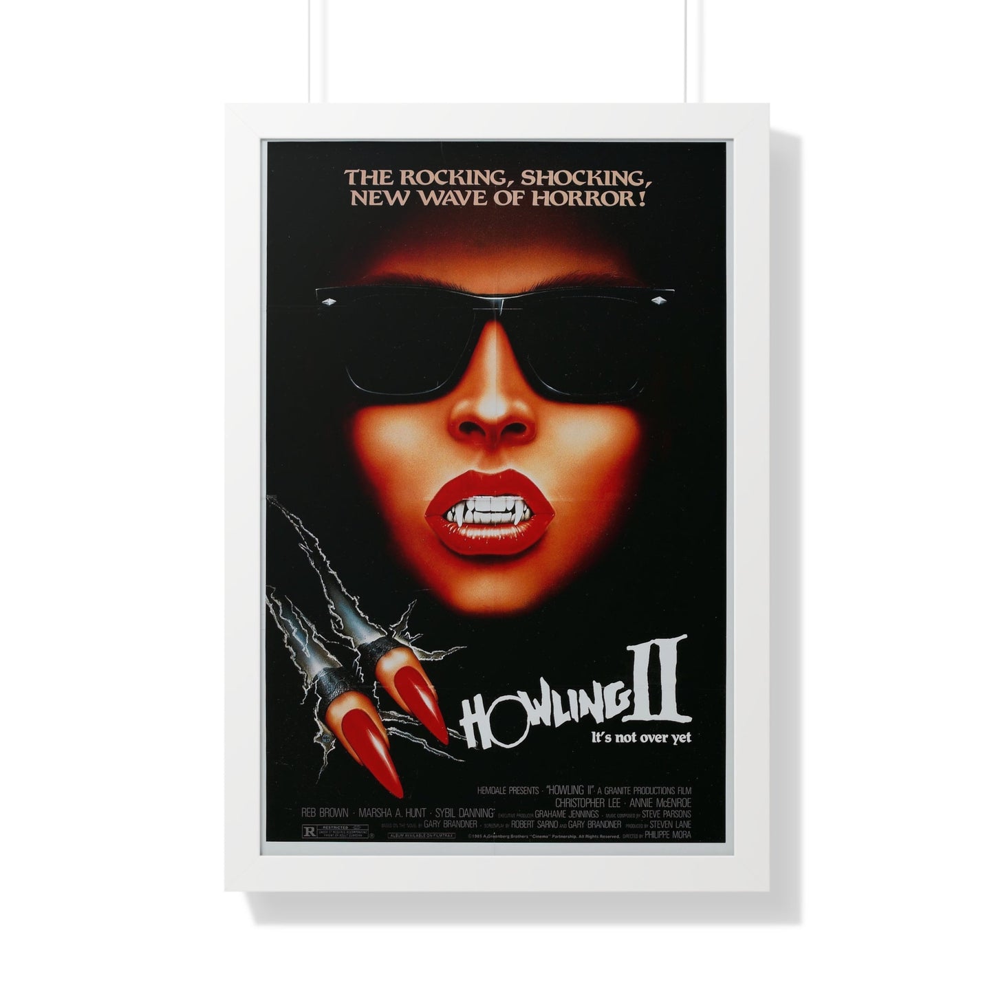 HOWLING II 1985 - Framed Movie Poster-20" x 30"-The Sticker Space