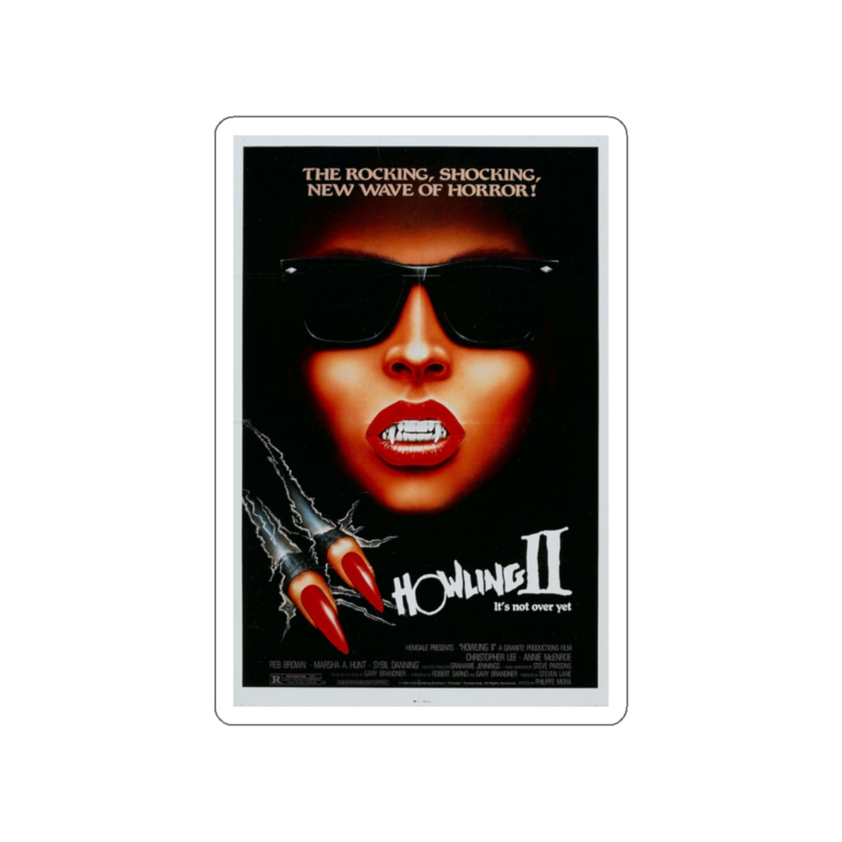 HOWLING II 1985 Movie Poster STICKER Vinyl Die-Cut Decal-2 Inch-The Sticker Space