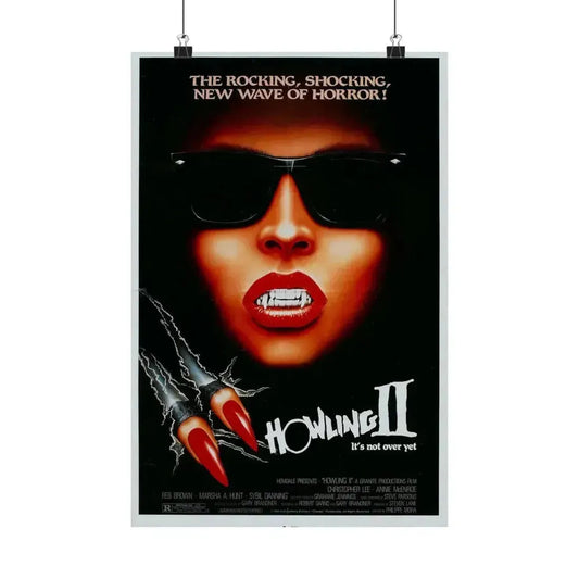 HOWLING II 1985 - Paper Movie Poster 12″ x 18″ Matte - The Sticker Space