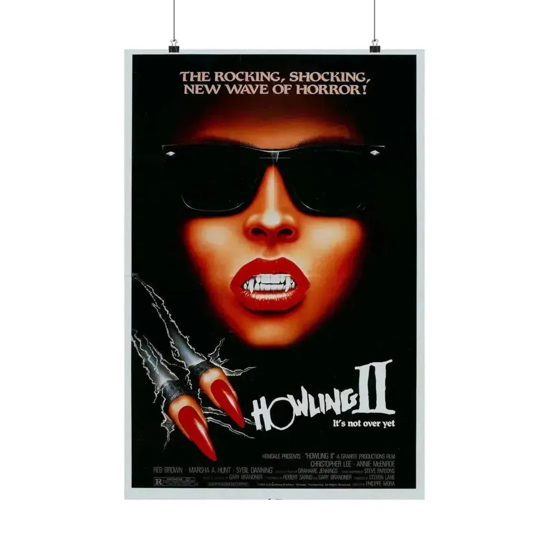 HOWLING II 1985 - Paper Movie Poster 20″ x 30″ Matte - The Sticker Space