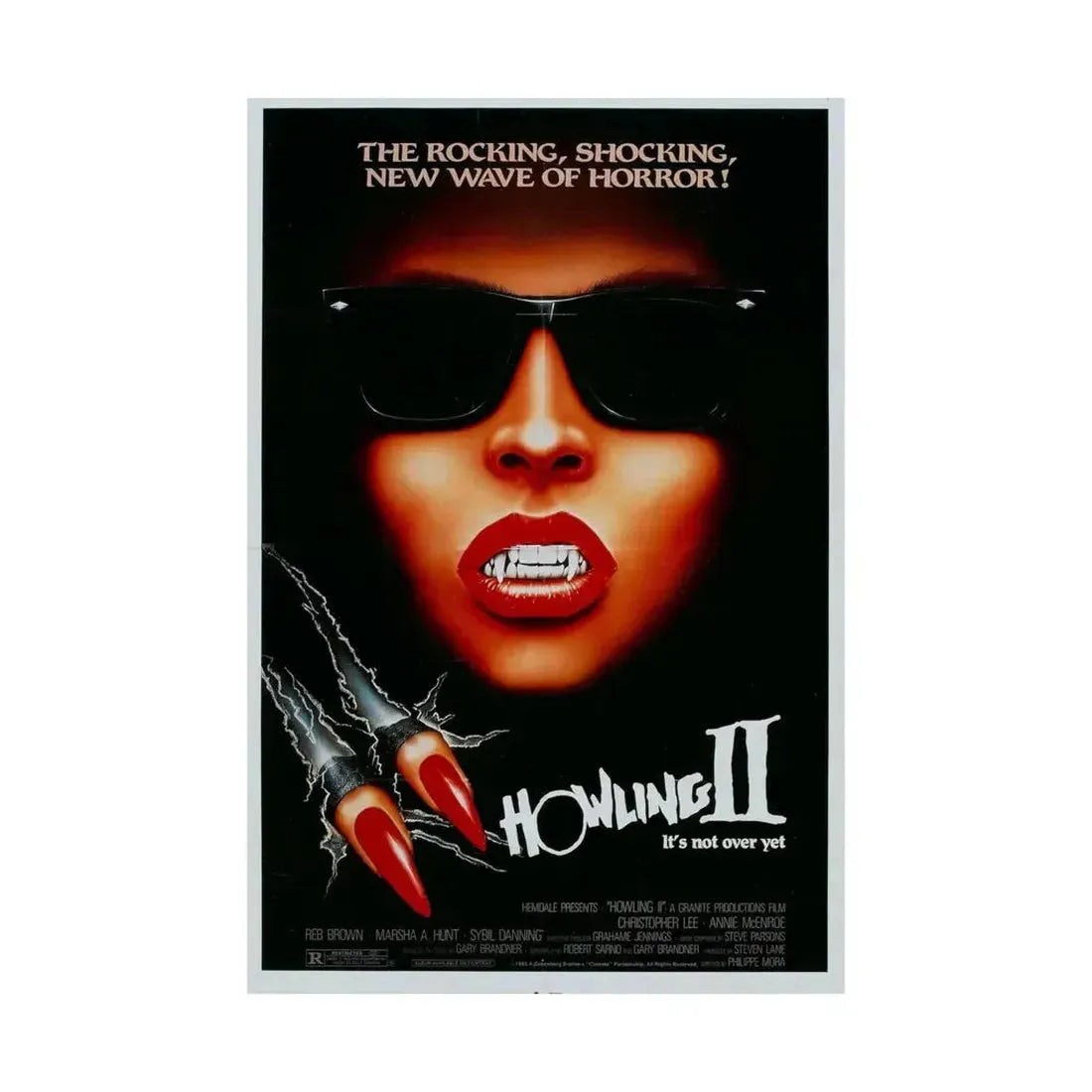 HOWLING II 1985 - Paper Movie Poster - The Sticker Space