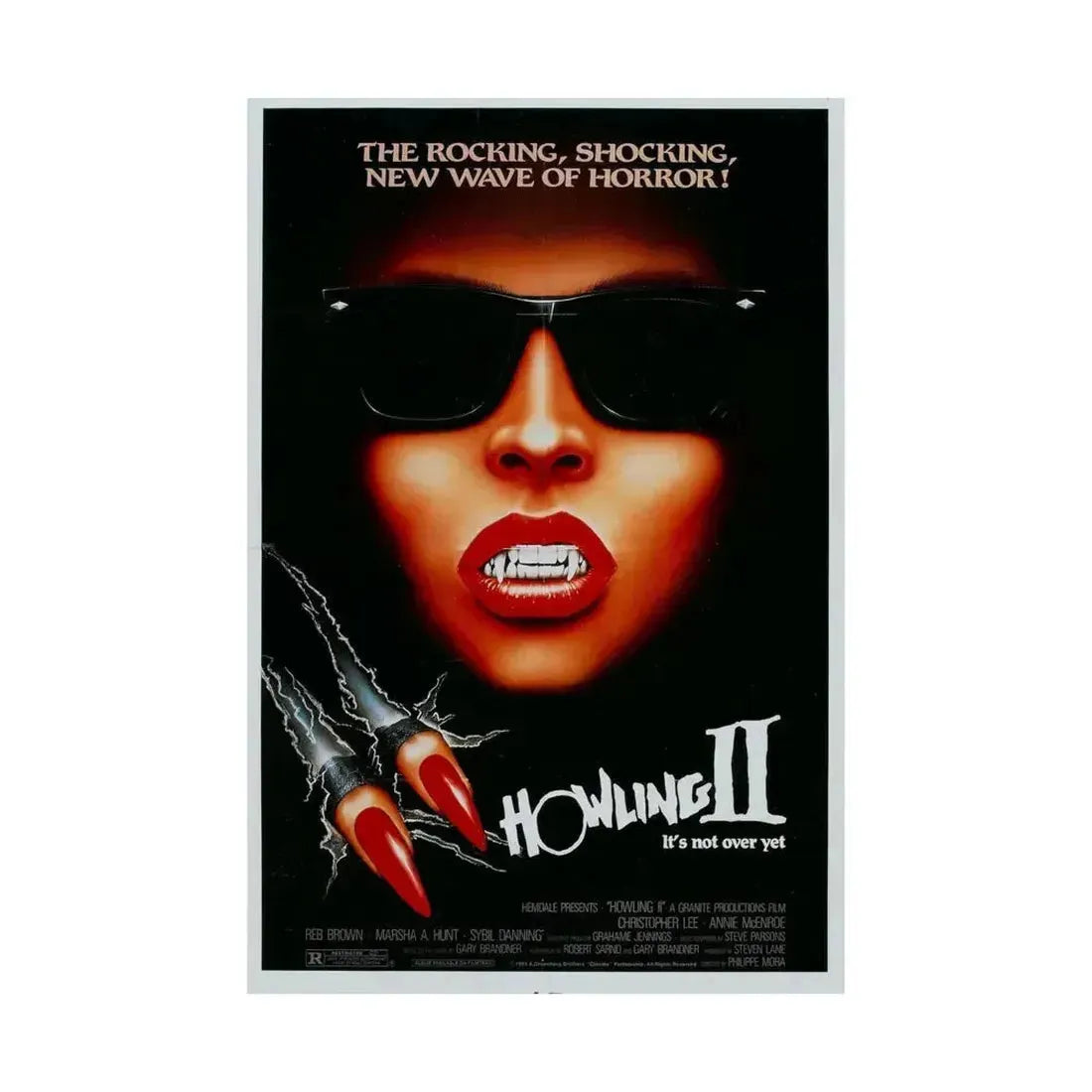HOWLING II 1985 - Paper Movie Poster - The Sticker Space