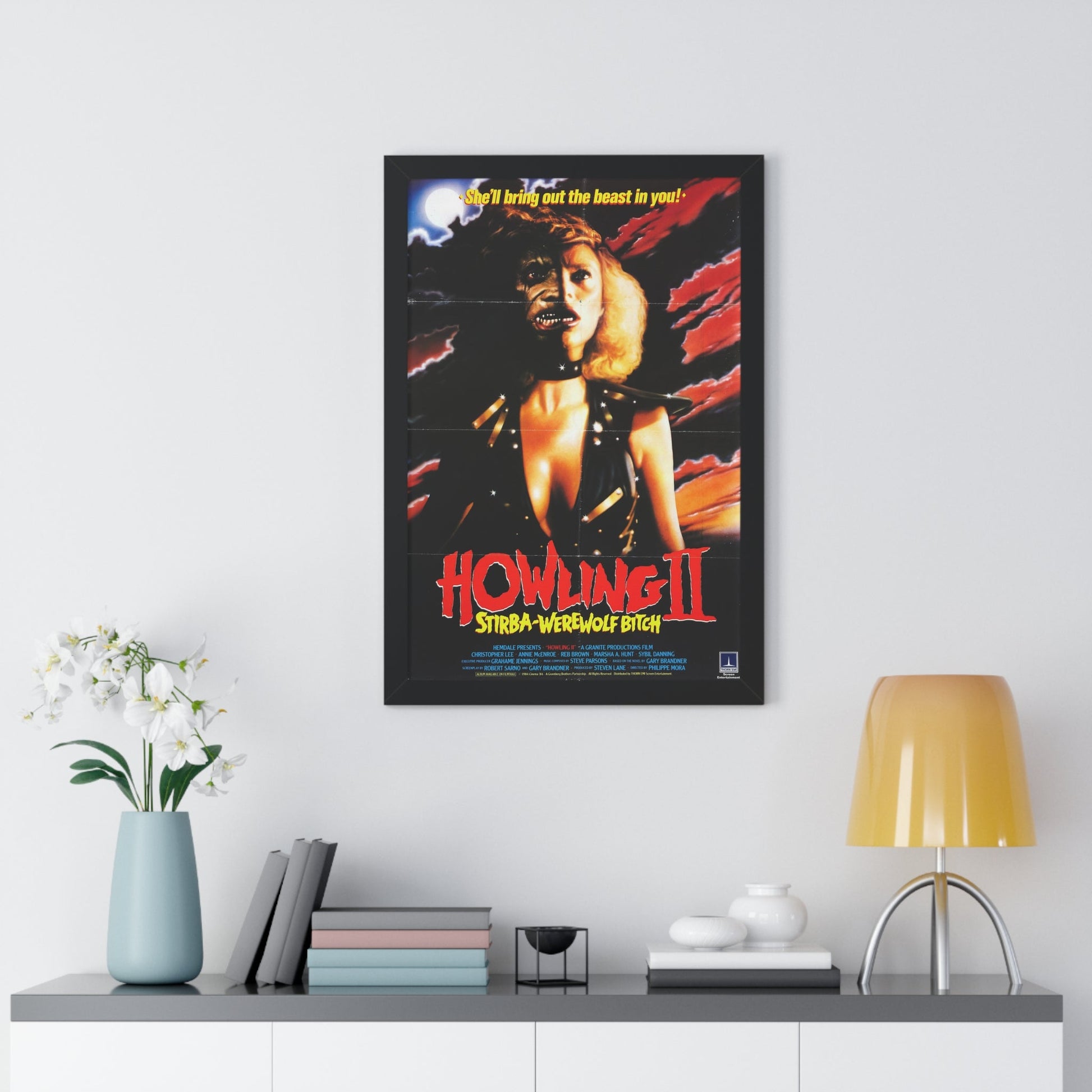 HOWLING II (2) 1985 - Framed Movie Poster-The Sticker Space