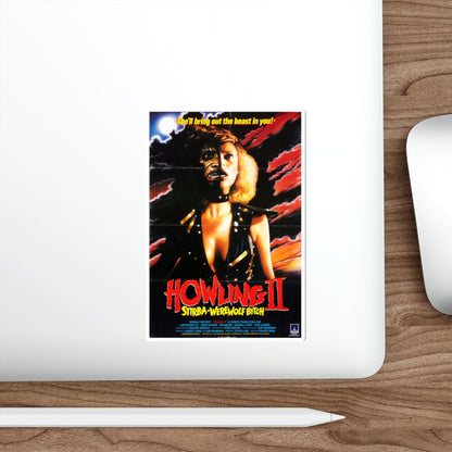 HOWLING II (2) 1985 Movie Poster STICKER Vinyl Die-Cut Decal-The Sticker Space