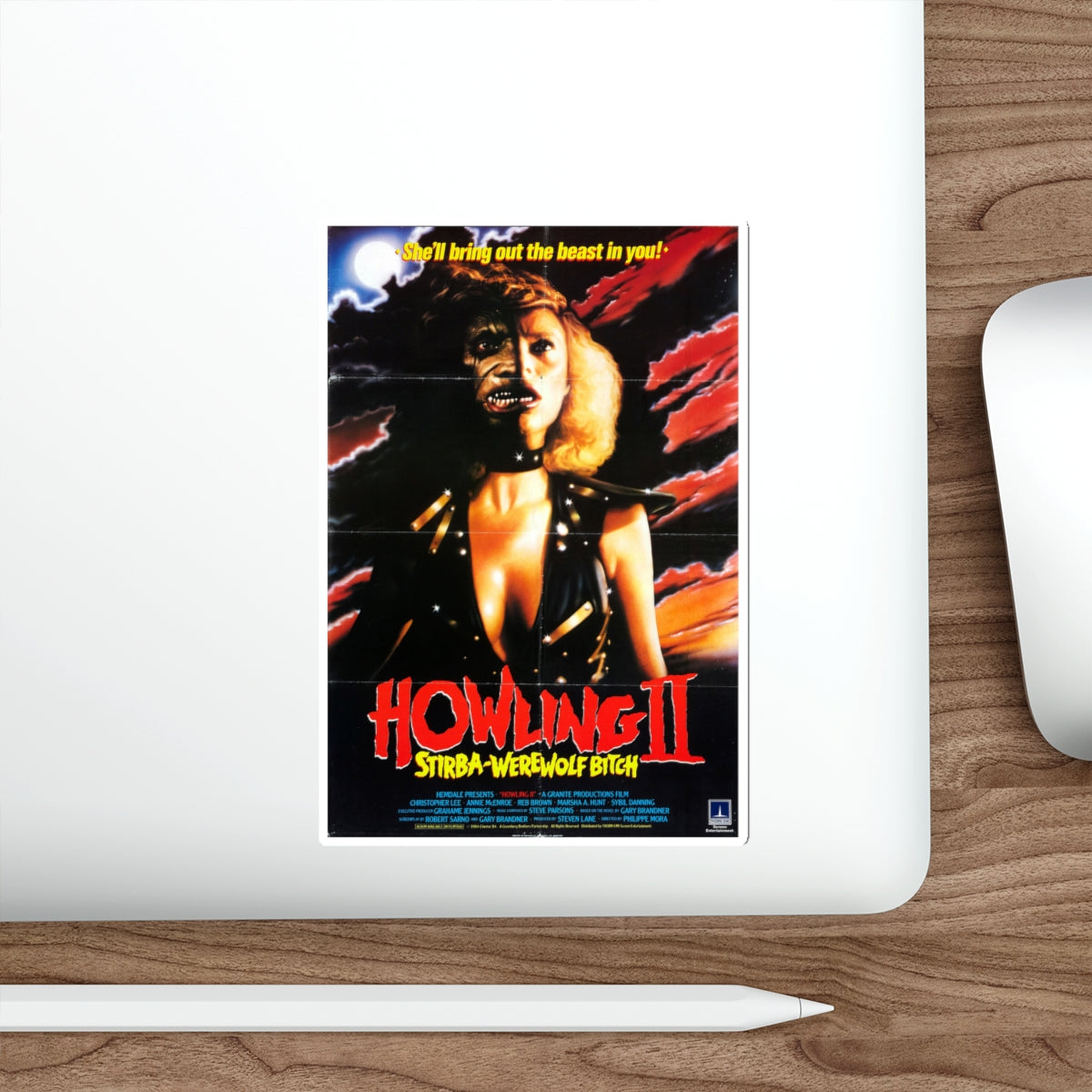 HOWLING II (2) 1985 Movie Poster STICKER Vinyl Die-Cut Decal-The Sticker Space