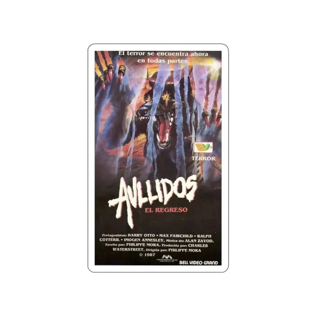 HOWLING III 1987 Movie Poster STICKER Vinyl Die-Cut Decal - The Sticker Space