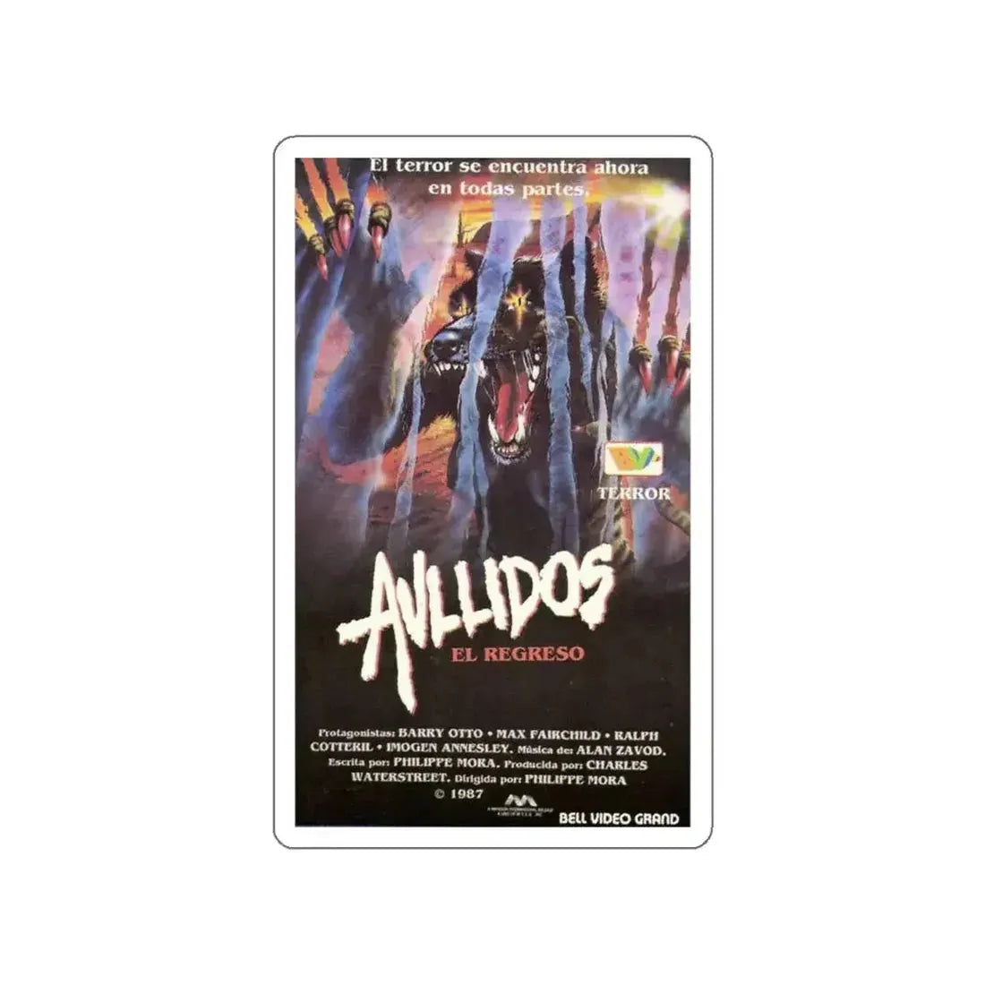 HOWLING III 1987 Movie Poster STICKER Vinyl Die-Cut Decal - The Sticker Space