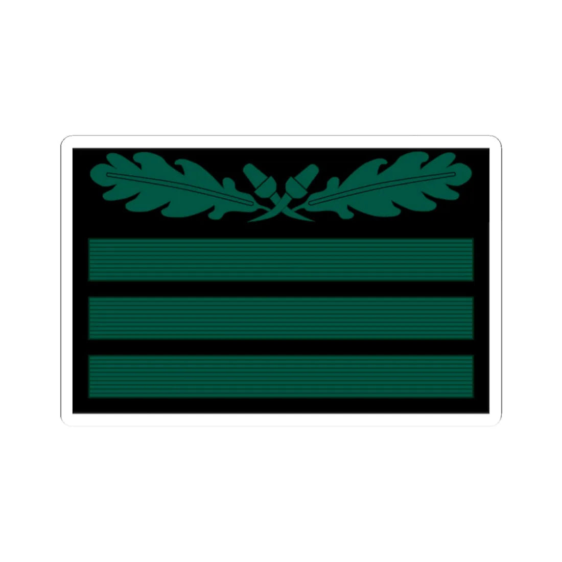 Hptm Hstuf OF2 cam slv 1945 (Germany) (Military Rank) STICKER Vinyl Kiss-Cut Decal 2 Inch White - The Sticker Space
