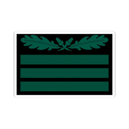 Hptm Hstuf OF2 cam slv 1945 (Germany) (Military Rank) STICKER Vinyl Kiss-Cut Decal 4 Inch White - The Sticker Space