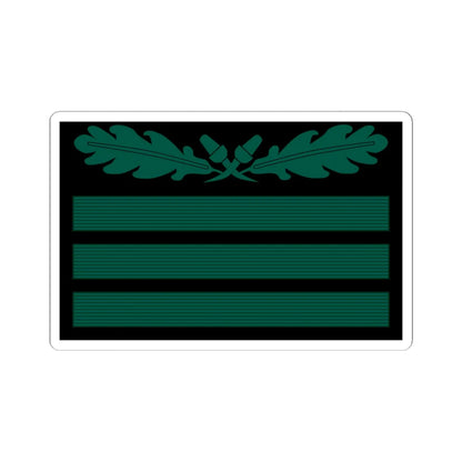Hptm Hstuf OF2 cam slv 1945 (Germany) (Military Rank) STICKER Vinyl Kiss-Cut Decal 6 Inch White - The Sticker Space
