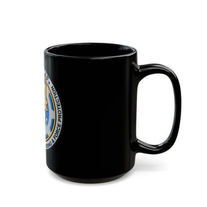 HQ PACAF A4 (U.S. Air Force) Black Coffee Mug-The Sticker Space