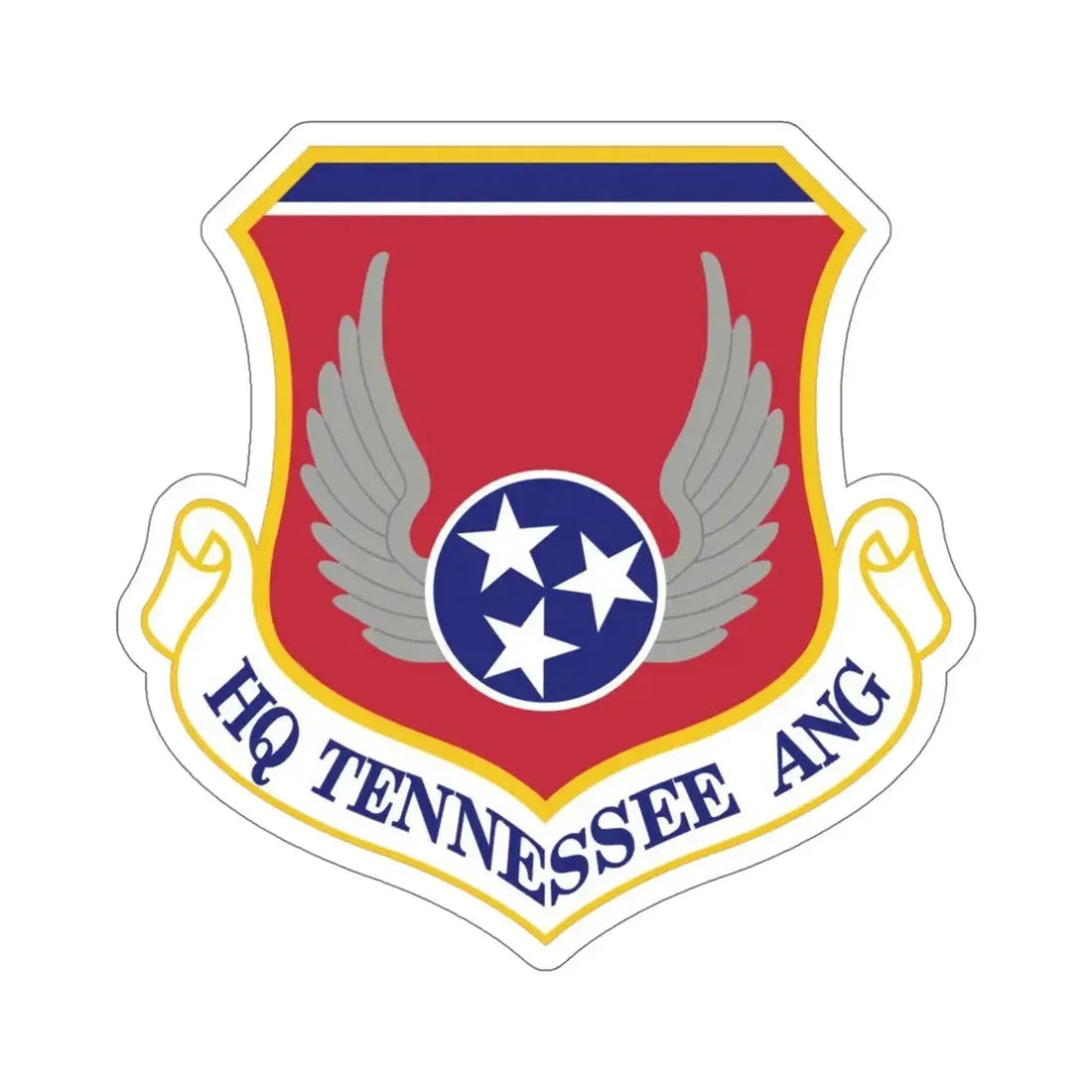 HQ Tennessee Air National Guard (U.S. Air Force) STICKER Vinyl Die-Cut Decal 6 Inch - The Sticker Space
