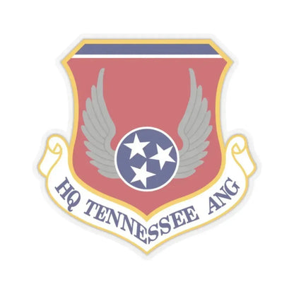 HQ Tennessee Air National Guard (U.S. Air Force) STICKER Vinyl Kiss-Cut Decal 2 Inch Transparent - The Sticker Space