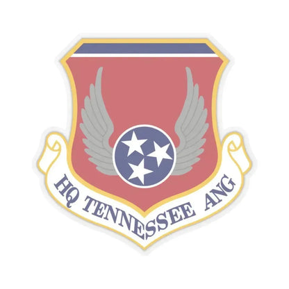HQ Tennessee Air National Guard (U.S. Air Force) STICKER Vinyl Kiss-Cut Decal 3 Inch Transparent - The Sticker Space