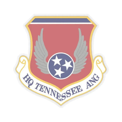 HQ Tennessee Air National Guard (U.S. Air Force) STICKER Vinyl Kiss-Cut Decal 4 Inch Transparent - The Sticker Space
