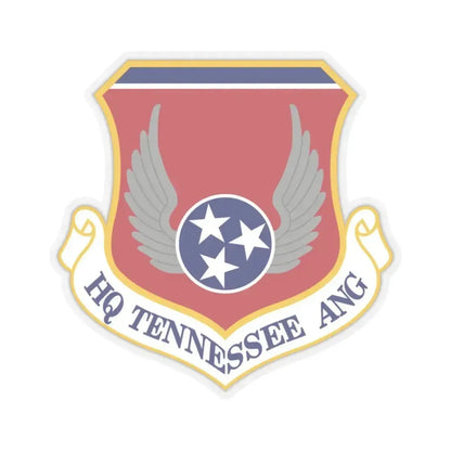 HQ Tennessee Air National Guard (U.S. Air Force) STICKER Vinyl Kiss-Cut Decal 6 Inch Transparent - The Sticker Space