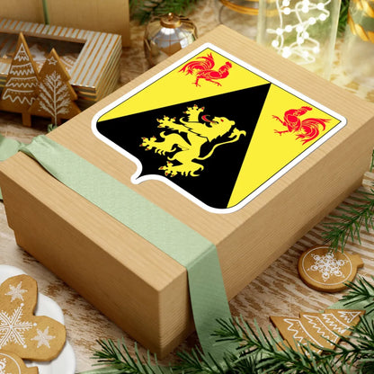 Héraldique Province BE Brabant Wallon (Belgium) (Coat of Arms) STICKER Vinyl Kiss-Cut Decal - The Sticker Space