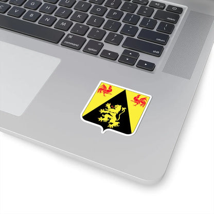 Héraldique Province BE Brabant Wallon (Belgium) (Coat of Arms) STICKER Vinyl Kiss-Cut Decal - The Sticker Space