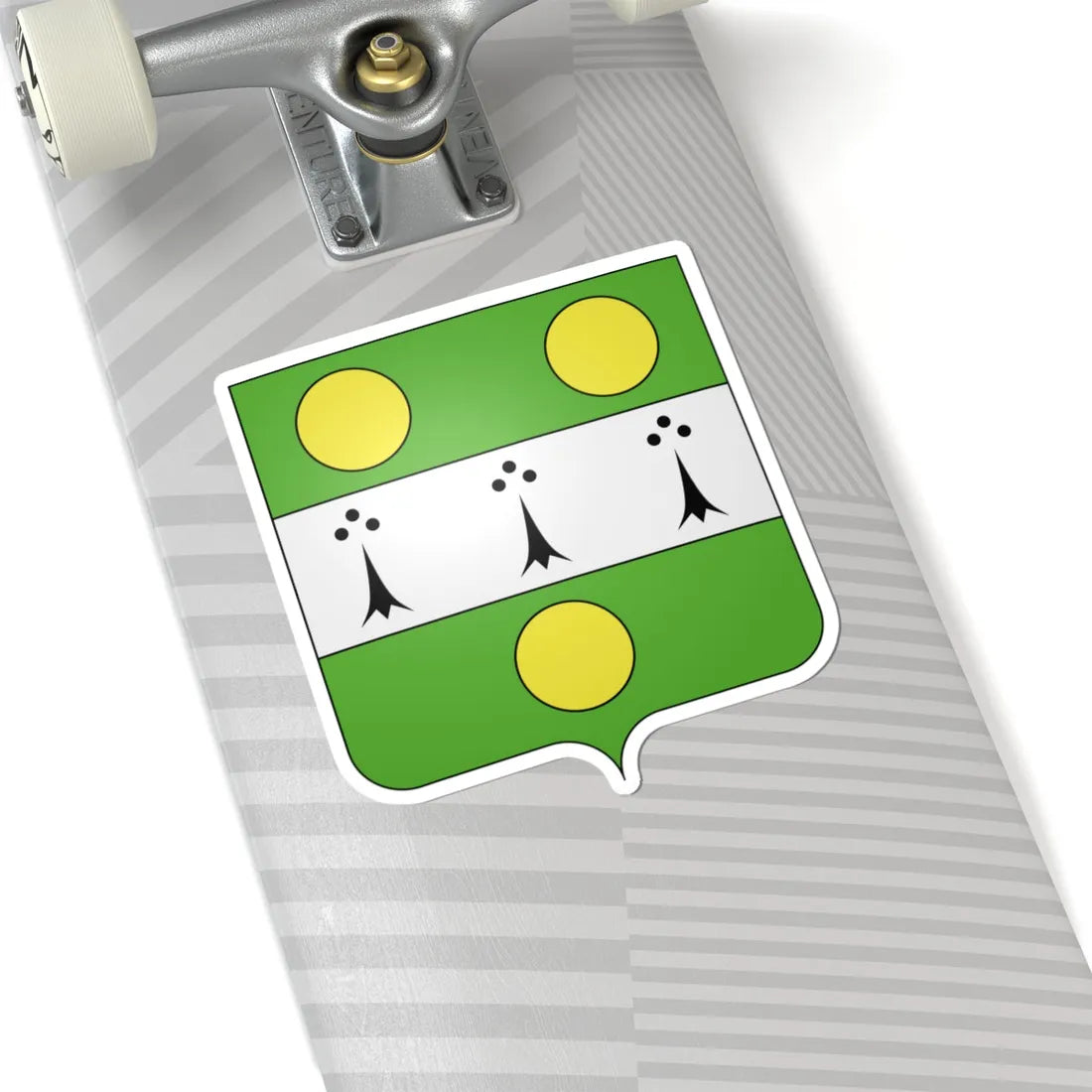 Héraldique Ville BE Anthisnes (Belgium) (Coat of Arms) STICKER Vinyl Kiss-Cut Decal - The Sticker Space