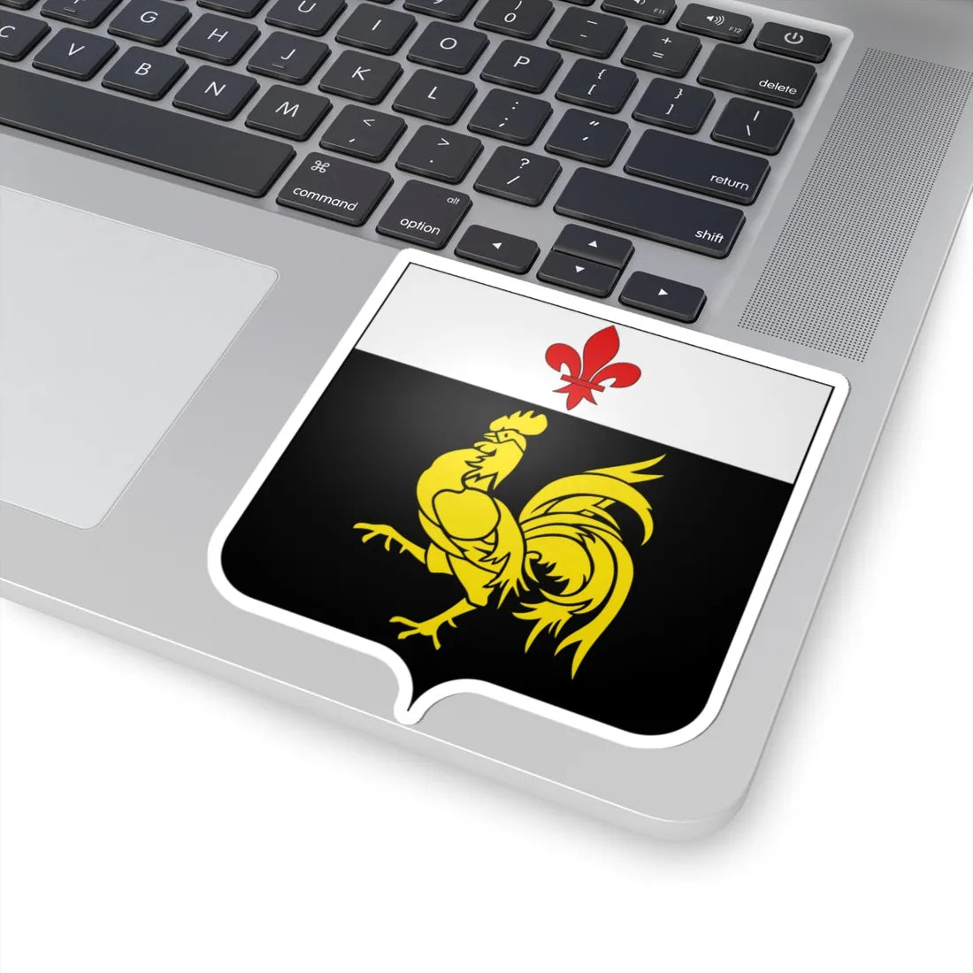 Héraldique Ville BE Charleroi 1995 (Belgium) (Coat of Arms) STICKER Vinyl Kiss-Cut Decal - The Sticker Space