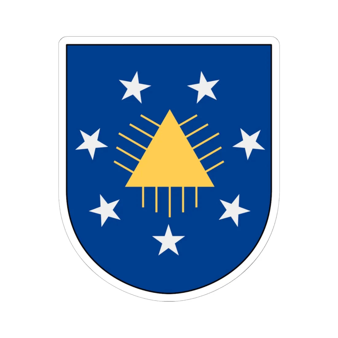Härnösand stift vapen (Sweden) (Coat of Arms) STICKER Vinyl Kiss-Cut Decal 6 Inch White - The Sticker Space