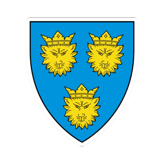 HRV Dalmatia COA (Croatia) (Coat of Arms) STICKER Vinyl Kiss-Cut Decal 2 Inch White - The Sticker Space