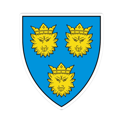 HRV Dalmatia COA (Croatia) (Coat of Arms) STICKER Vinyl Kiss-Cut Decal 3 Inch White - The Sticker Space