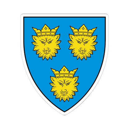 HRV Dalmatia COA (Croatia) (Coat of Arms) STICKER Vinyl Kiss-Cut Decal 6 Inch White - The Sticker Space
