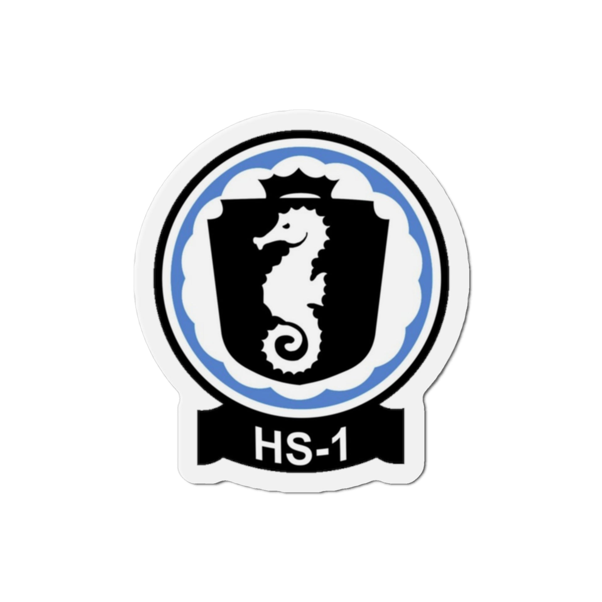 HS 1 Helicopter Anti Submarine Squadron 1 (U.S. Navy) Die-Cut Magnet-2" x 2"-The Sticker Space